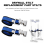 4PCS Drywall Stilts Straps, Adjustable Drywall Foot Band Straps Kit 6