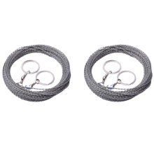 Stainless Steel Wire Saw,Pocket Chainsaw,Hand Saw Field Saw Wire 10M