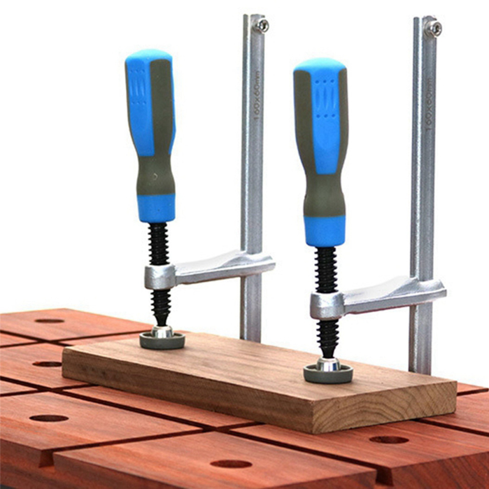 160X60mm Woodworking Plastic Handle Dovetail Clamp 2Pcs 4712844914707