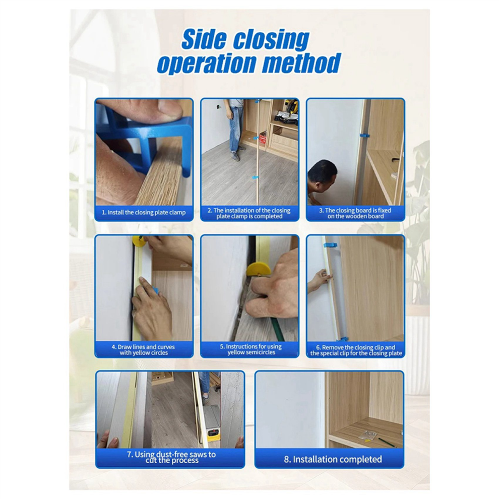 Wardrobe Closing Board Clip Woodworking 16-18Mm Tool Marking Fixture 4712844915957