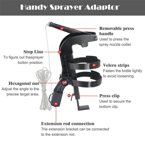Sprays Can Extension Pole Adaptor Sprayer Extension Pole Adaptor A 1