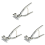 Chrome Canvas Stretching Pliers for stretcher bars framing tool 1