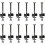 12 Pack Trampoline Spacers with Screws To Fix The Trampoline - Replacement Trampoline Accessories 1