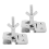 2PCS Silk Screen Printing Butterfly Frame Hinge Clamp DIY Hobby Tool 3