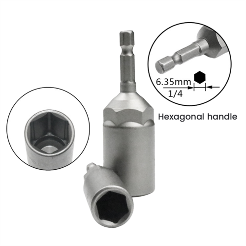 Hex Socket Sleeve Nozzles Nut Driver Set for Power Drills Impact 2