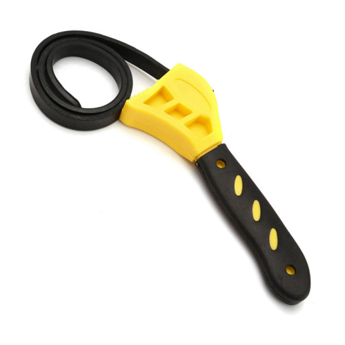 Multifunctional Belt Wrench Adjustable Oil Filter Bottle Opener