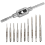 10Pcs Micro-Taps Bit Small Hand Screw Thread Taps M1-M3.5 HSS 1