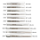 10Pcs Micro-Taps Bit Small Hand Screw Thread Taps M1-M3.5 HSS 6