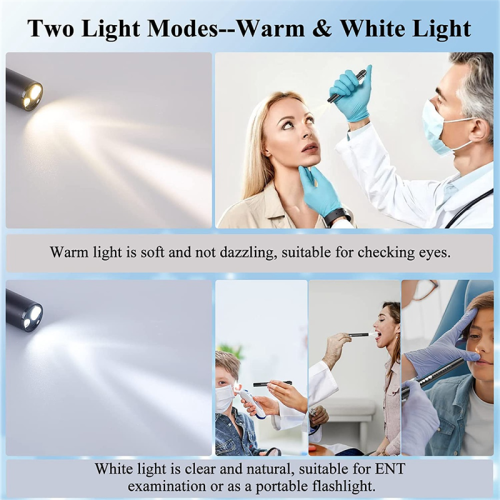 Rechargeable Pen Light with Pupil Gauge LED Penlights 2