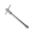 Long Adjustable T-Handle Ratchet Wrench with 5 M3-M8 3mm-8mm Thread 3