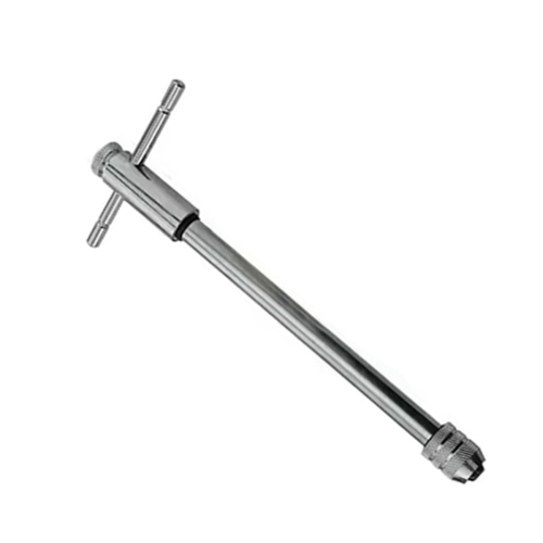 Long Adjustable T-Handle Ratchet Wrench with 5 M3-M8 3mm-8mm Thread 2