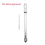 Long Adjustable T-Handle Ratchet Wrench with 5 M3-M8 3mm-8mm Thread 4