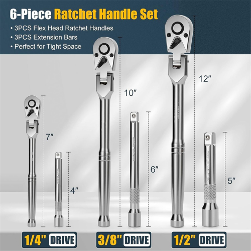 6 PCS Labor-Saving Ratchet Rotatable Screwdriver Screwdriver Set 1