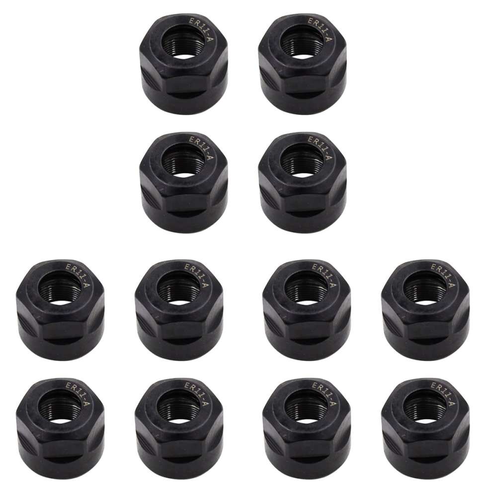 4Pcs Collet Clamping Hex Nuts, For Cnc Milling Chuck Holder Lathe 4712844922221