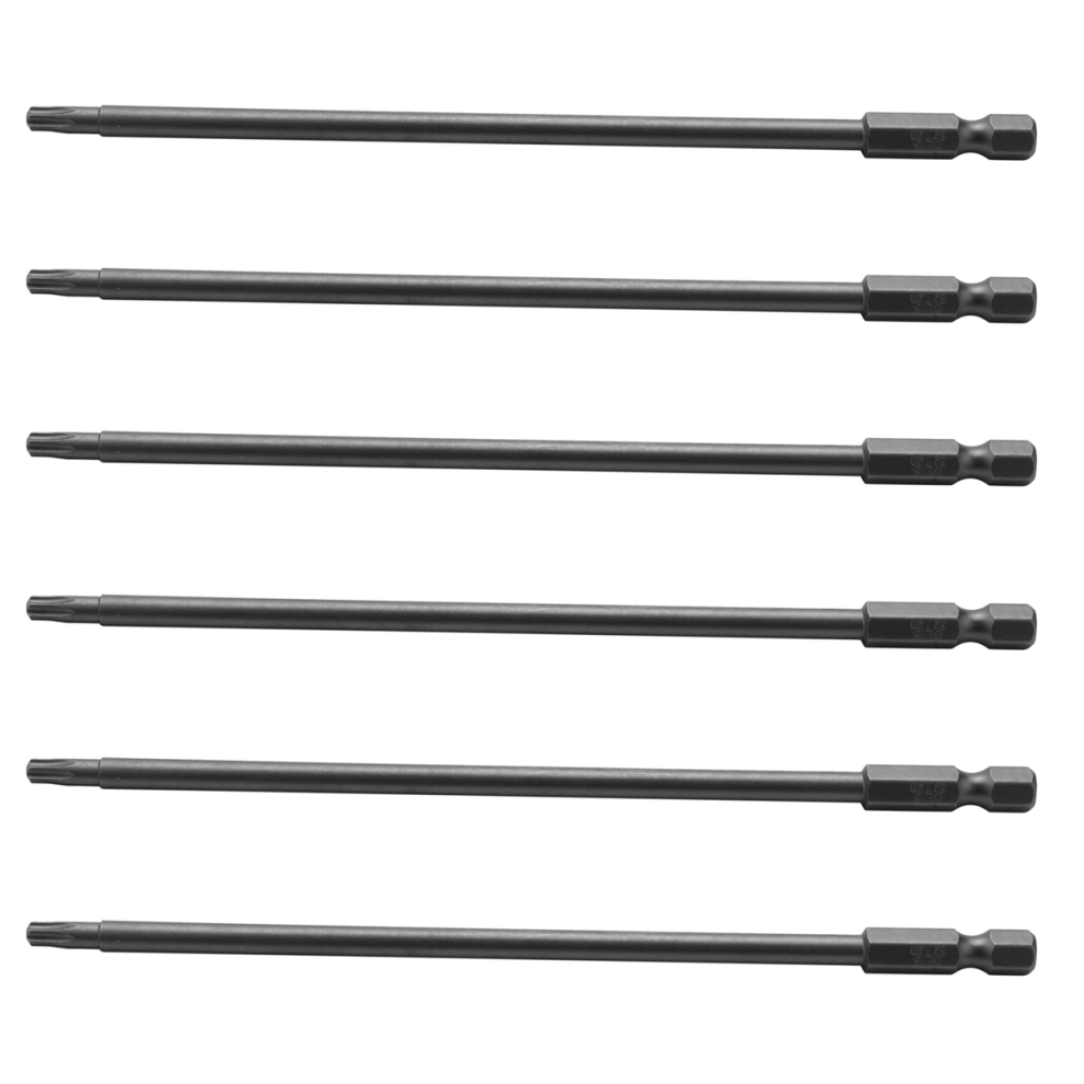 1/4-Inch Shank T20 Magnetic Torx Security Screwdriver Bit 150Mm Long 4712844919955