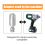 Adapter for Converting Impact Wrench to Electric Hammer Converts,A 2
