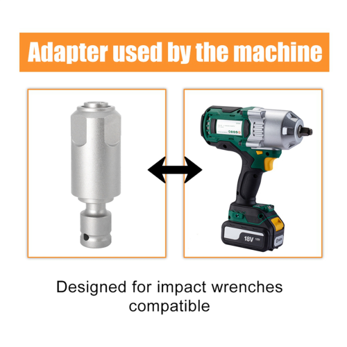 Adapter for Converting Impact Wrench to Electric Hammer Converts,A 1