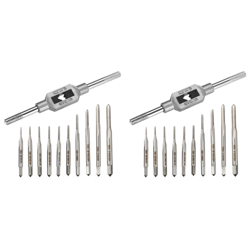 10Pcs Micro-Taps Bit Small Hand Screw Thread Taps M1-M3.5 HSS