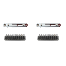 Flat Head Mini Ratchet Wrench 90 Degree Offset Screwdriver Handle Set