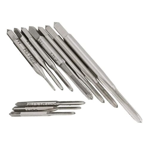 10Pcs Micro-Taps Bit Small Hand Screw Thread Taps M1-M3.5 HSS 2