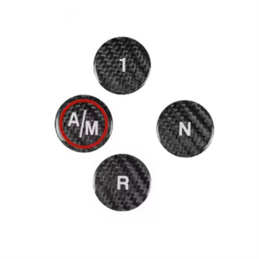 Carbon Fiber Gear Shift Cover Sticker For 500 595 B Lhd 4713376371679