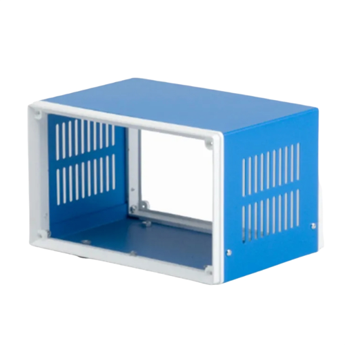 Junction Box Blue Metal Project Box DIY Electric Enclosure Case 1