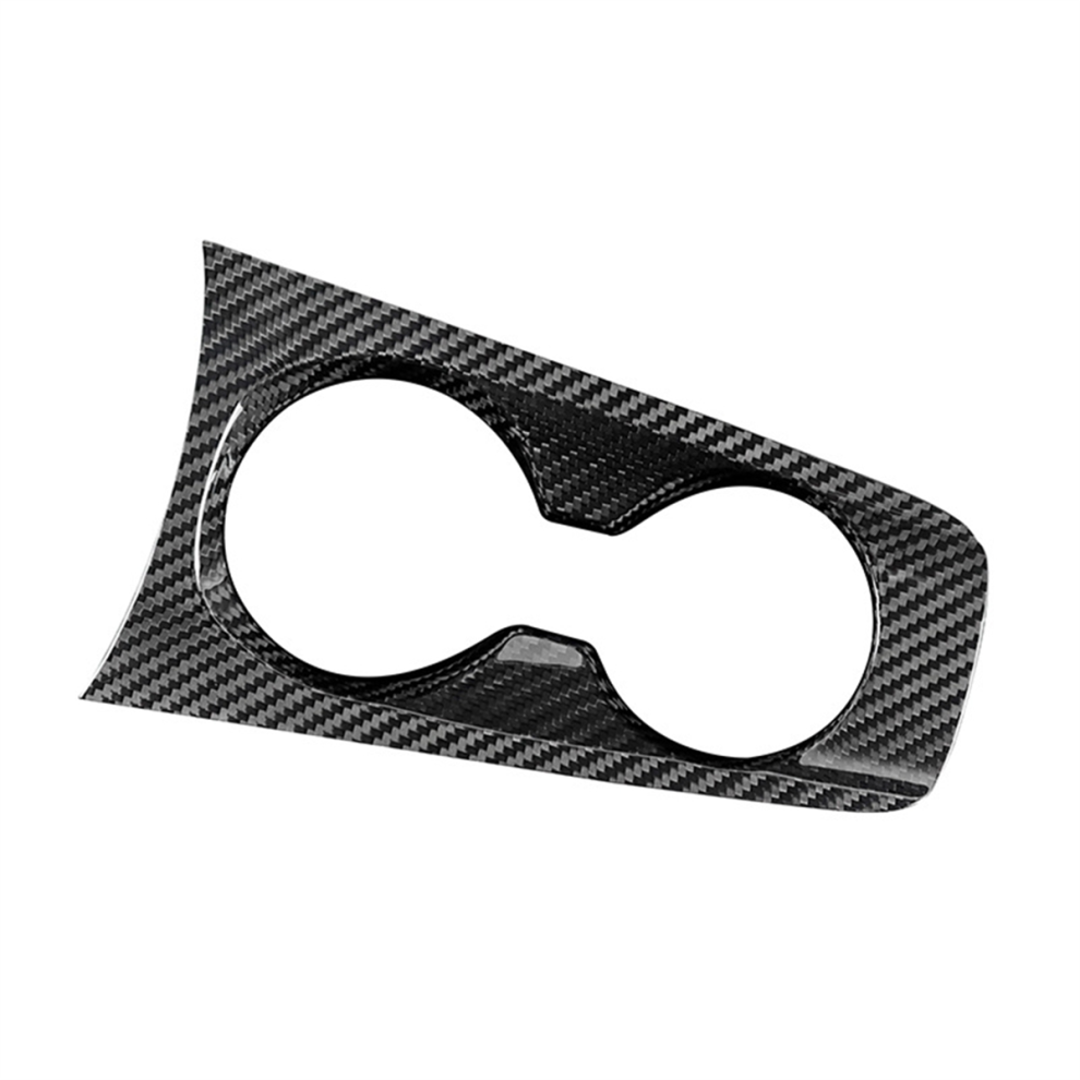 Real Carbon Fiber Car Water Cup Holder Cover For Lhd 4713376374465