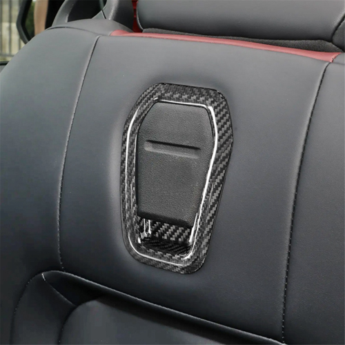 Real Carbon Fiber Car Seat Handle Cover 1