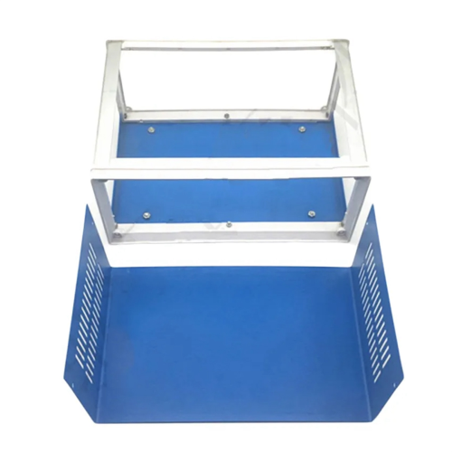 Junction Box Blue Metal Project Box DIY Electric Enclosure Case 2