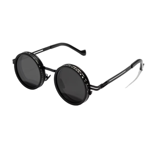 ND2-400 9 Level Adjustable Dimming Polarized Sunglasses Black
