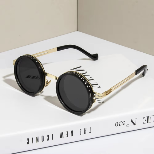 ND2-400 9 Level Adjustable Dimming Polarized Sunglasses Black 2
