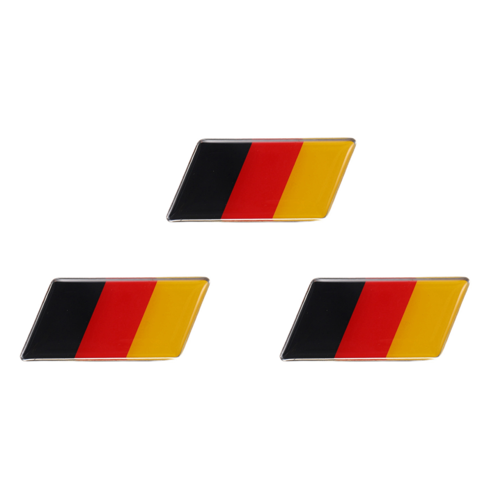 German Flag Emblem Badge Sticker Front Grille Bumper For Car 4713376373765