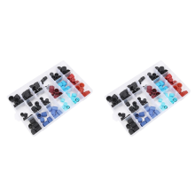 90Pcs Car Air Conditioner Repair Kit Car R134A Valve Core Dust Cap