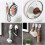Wall Hooks White, Plastic Hooks Self-Adhesive White Hooks Wall Hooks No Drilling Needed White Reusable Hooks Adhesive Removable Wall Hooks Plastic Hoo 4