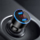 3.1A Dual USB Car Charger 2 Port LCD Display 12-24V Fast Quick,Black 3