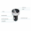 3.1A Dual USB Car Charger 2 Port LCD Display 12-24V Fast Quick,Black 6