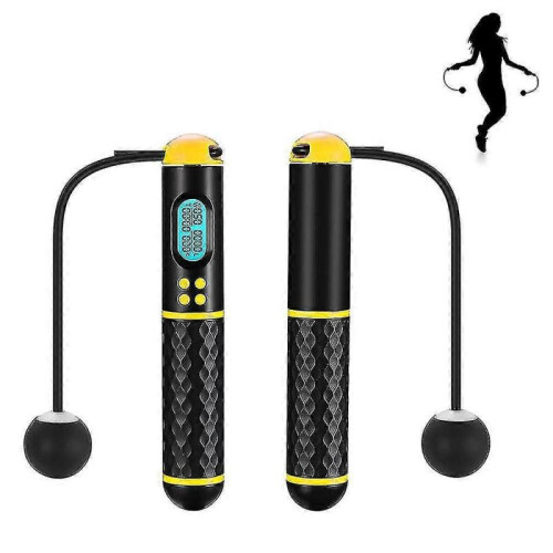Skipping Rope, Digital Weighted Cordless Jump Rope, Adjustable 1