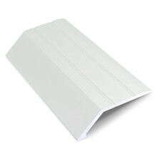 Matt Silver Self Adhesive Ramp Transition Strip TAS 38mm x 8mm 0.9m