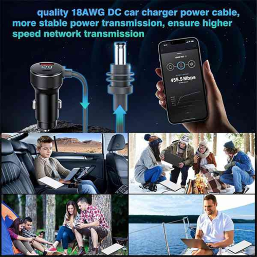 For Mini Power Cable 12V-24V Lighter Adapter 2m 2