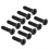 50Pcs Black Galvanized DIN 965 Countersunk Cross Screws M3x10 Assortment Kit 12