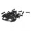 50Pcs Black Galvanized DIN 965 Countersunk Cross Screws M3x10 Assortment Kit 17