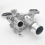 FOR XF Engine Coolant Aluminum thermostat housing 2