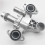 FOR XF Engine Coolant Aluminum thermostat housing 4