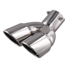 Dual Exhaust Tip Bolt-on Slant Cut Universal