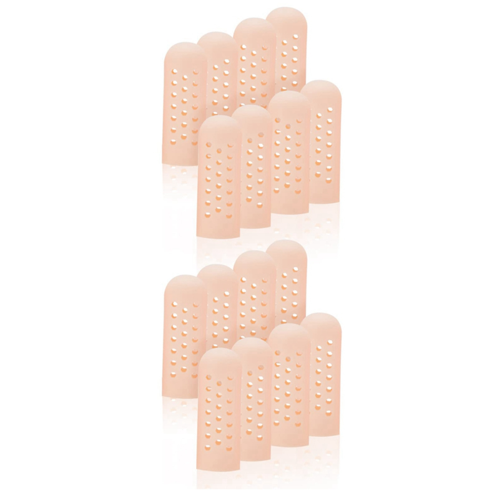 16Pcs Finger Protectors, Finger Sleeves Support for Finger Cracking
