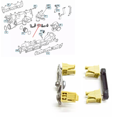 For - X164 Car Intake Manifter Adjustment Unit Rods 1