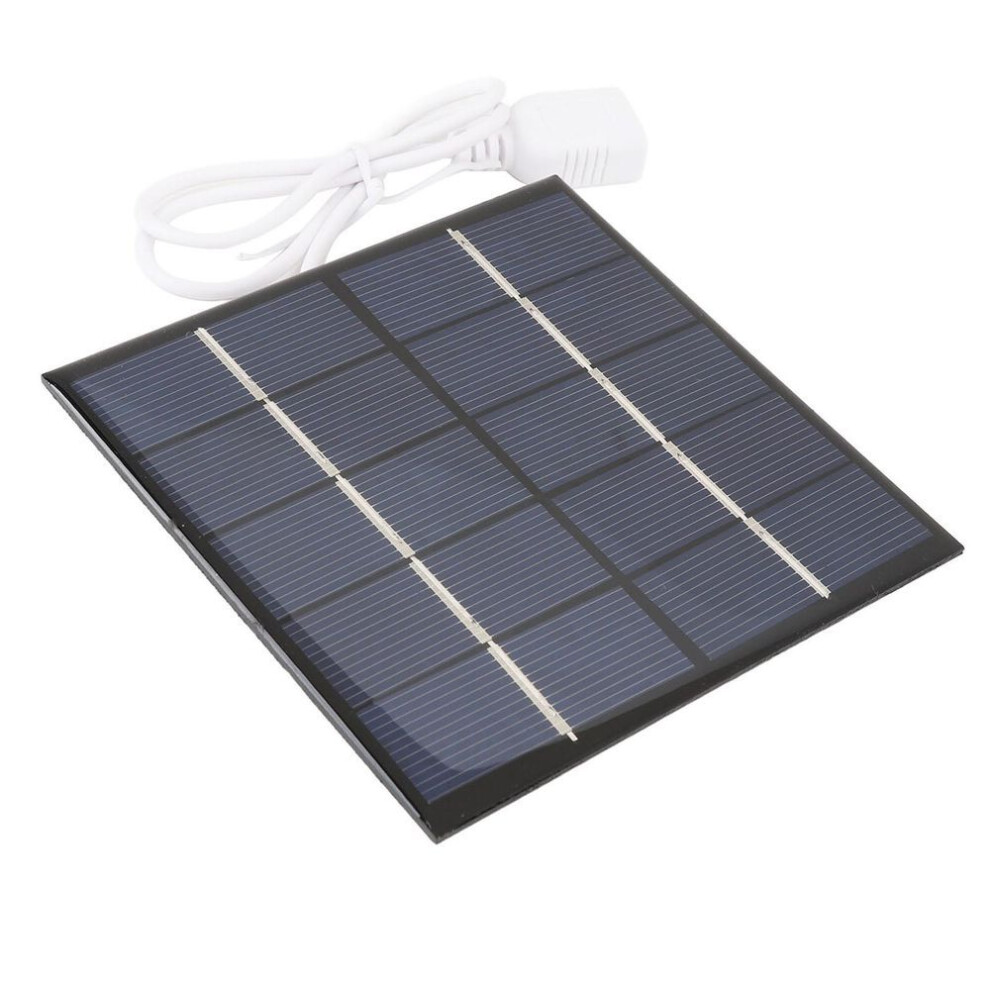 1.2w 5v Portable Solar Panel Charger For Phone Power Bank 3.7v Battery Polycrystalline Silicon