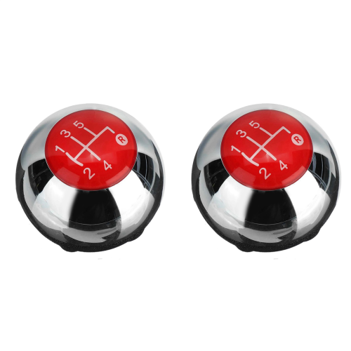 5 Speed Gear Shift Knob for 2012-2018 Chrome+Red 55344048