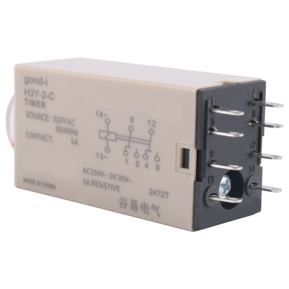 10S Delay Timer Relay H3y-2 Ac 220V For Household Electrical Systems 4713376399468