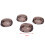 4Pcs For Turn Signal Light Indicator Lens Cover Red 4